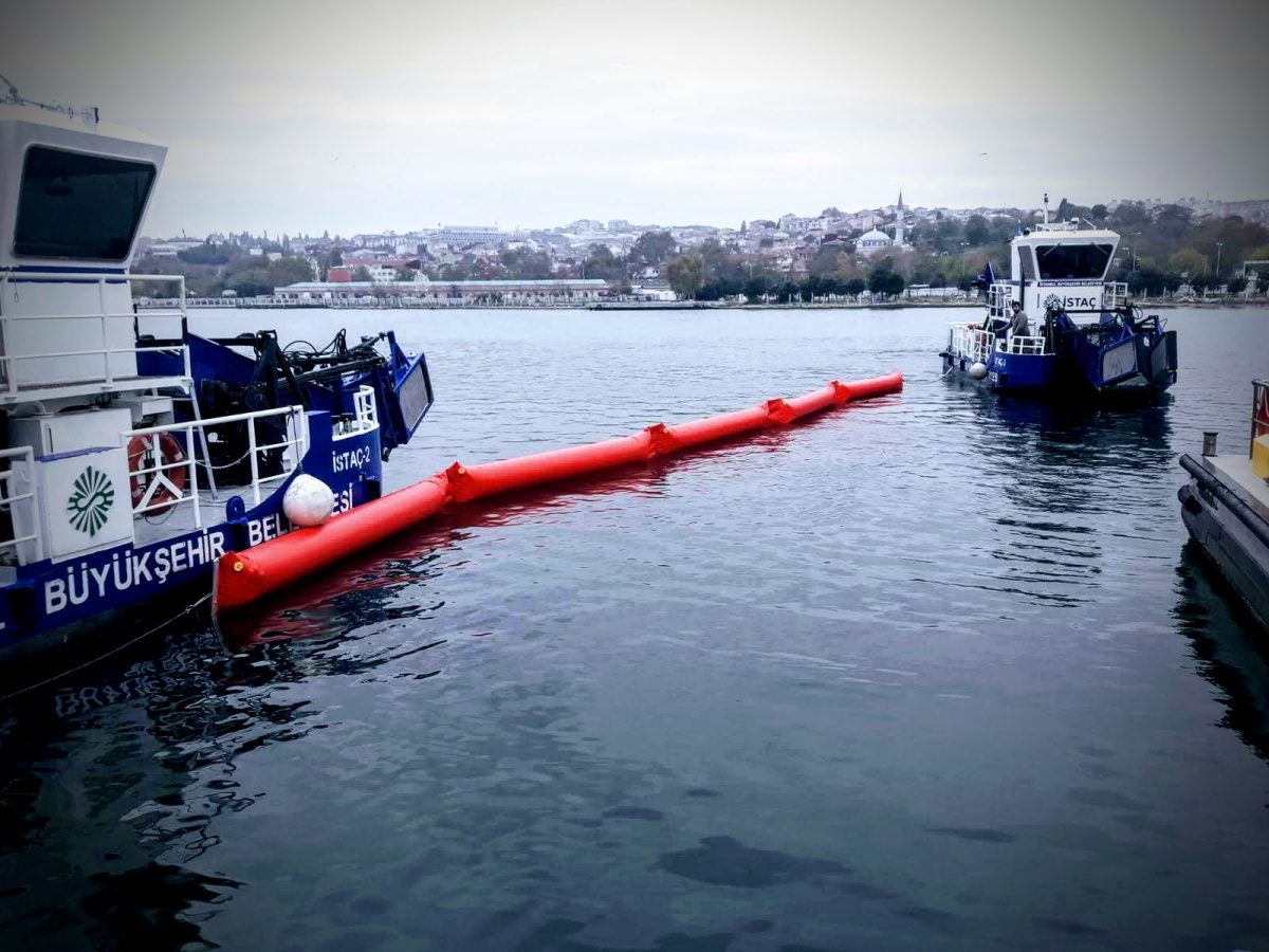 EPS Marine Şişme Bariyer - İSTAÇ deniz kirliliği müdahale operasyonu