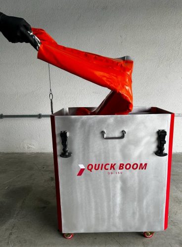 Quick Boom 350 | Compact Wheeled Emergency Oil Boom 